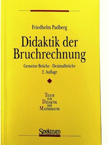 Didaktik der bruchrechnung - didaktik,