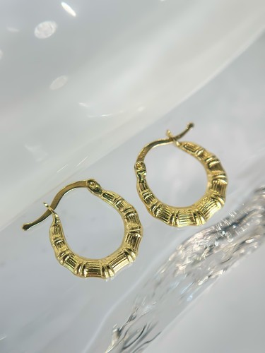 Karat massive gold creolen - karat,
