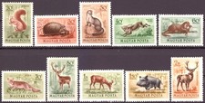 Ungarn 1953 Jagd MiNr. 1285-1294 **