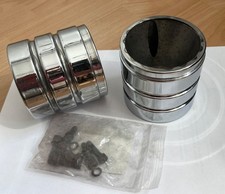 Jekill+Hyde Endkappen Big Shot Chrom 3,5Zoll, 2Stck., gebraucht