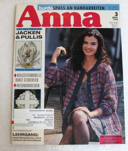 Handarbeitsheft anna burda - handarbeitsheft,