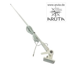 UKW/VHF/AIS Seefunk Antenne + Kabel 4,5m + Halterung 156-162MHZ 1.12m AIS fähig