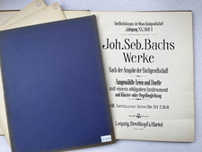 Noten. J.S. Bach's Werke