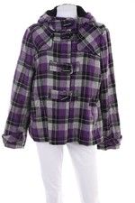 Jsfn Dufflecoat Jacke Karo kariert XL violett