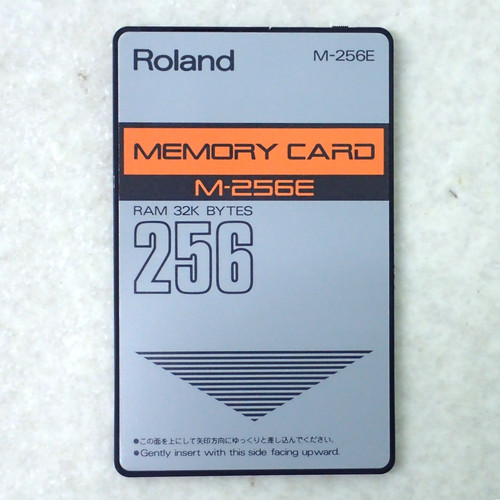 Roland 256e speicherkarte - roland, m-256e