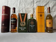 Ambassador Royal Glenmorangie 10 Glenfiddich 15 Whiskey Whisky Scotch Konvolut 