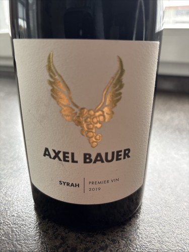 Weingut axel bauer syrah 2019 - weingut,