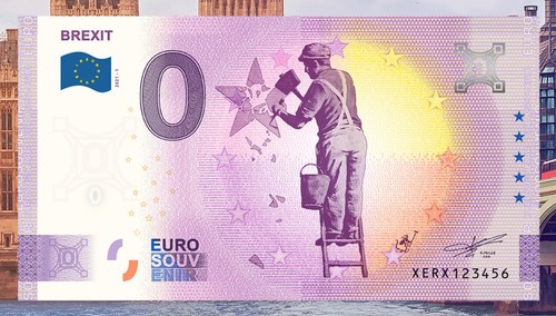 Brexit motiv banksy 0 euro - motiv,