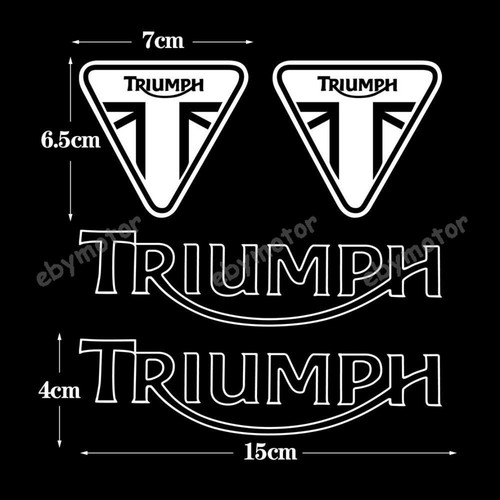 Triumph motorrad tankaufkleber - triumph,