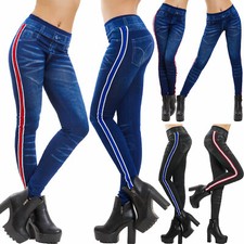 Damen Leggings Jeansoptik