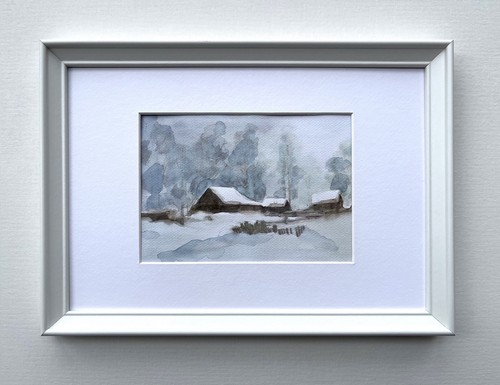 Original aquarellmalerei - original,