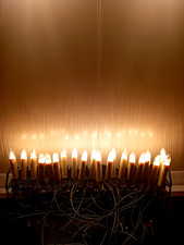 TOLLE LICHTERKETTE VON OSRAM MIT 16  KERZEN !! GUTER ZUSTAND !!