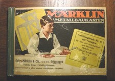 Märklin Anleitungsbuch 71 zu Metallbaukästen, 162 Seiten, abgenutzt