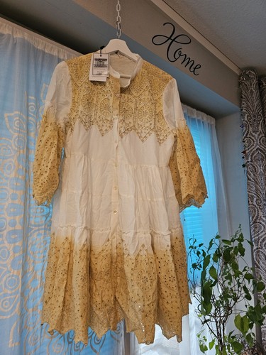 Boho kleid mit perlen - kleid, &