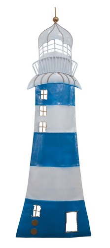 Leuchtturm wanddeko metall - leuchtturm,