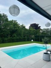 Gfk Schwimmbecken 6,10x3,00x1,50 Eckig Swimming Einbaubecken Eckpool Pool SET