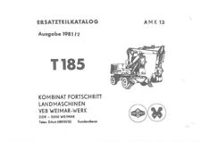 300857 Lader Bagger T 185 VEB