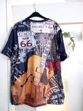 Herren T-Shirt, NEU, Größe XXL, 3D-Druck Gitarrre,  buntfarben