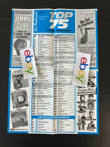 Musikmarkt charts plakat - charts,