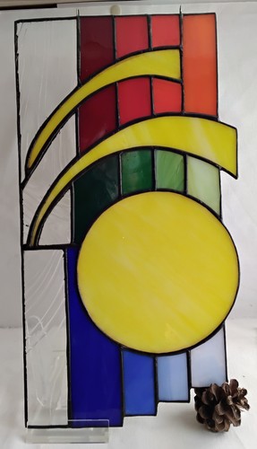 Tiffany fensterbild farbstufen - fensterbild,
