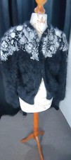 angora jacke stickerei