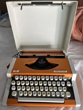 DDR Schreibmaschine TBM De Luxe Unis Orange