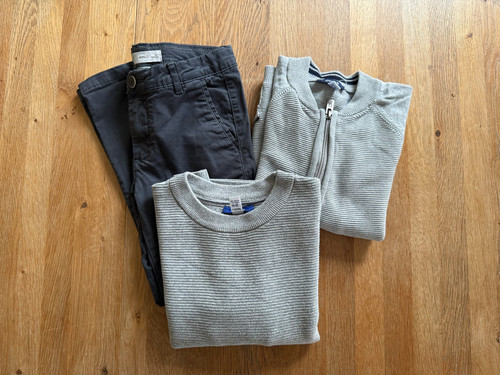 Pullover strickjacke und hose - strickjacke,