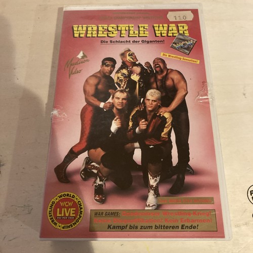 Wcw vhs kassette wrestle war - wcw,