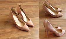 Wildleder Pumps Nude Stilettos