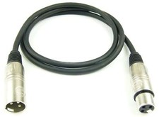 1m Microphone Cable 3pin XLR /