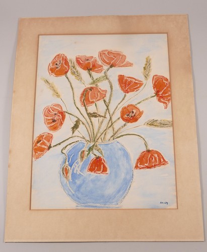 Aquarell stillleben blumen - aquarell,