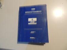 1994 Werkstatthandbuch Jeep Wrangle S Sahara Renegade Cherokee Sport Country