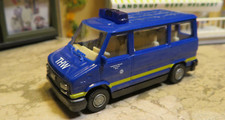 Praline 1:87 H0 Fiat Ducato Kombi THW Mannschaftsbus Ortsverband Mainz blau  NEU