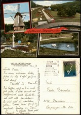 Ansichtskarte Kommern MB: Windmühle Gartenschau Museum 1973