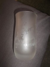 Remy Martin Gläser - 6 Stück - satinierte Glässer mit Werbung