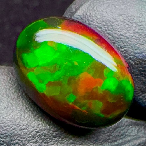 Opal cabochon oval schwarz - opal,