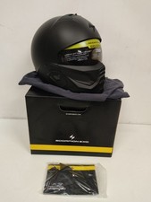 Scorpion Exo Combat II Solid Motorradhelm Gr. L - Mattschwarz Neu.