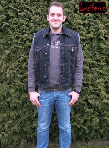 Luciferus jeansweste denim - luciferus,