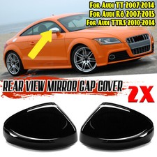 Paar Schwarz Spiegelkappen