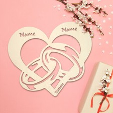 Lampe Herz Ringe Hochzeit