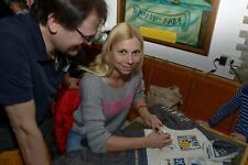 "STEFFI HALM" HANDSIGNIERTER & GETRAGENER RENNOVERALL   ;"CHARITY"