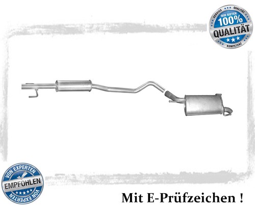 Auspuffanlage für opel corsa - auspuffanlage,