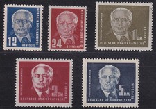 DDR 1950 Mi.Nr. 251-255