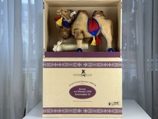 Steiff Tier 420061 Kamel auf Rädern 29 x 35 cm mit OVP & Zertifikat in Top Zusta