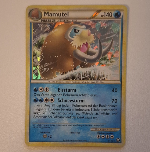 Nintendo pokémon tcg mamutel - tcg,