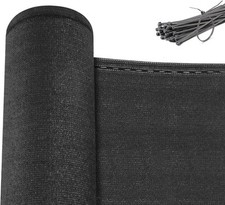 Zaunblende Sichtschutz 1,5x25 m Schattiergewebe Windschutz 180 g/m² HDPE 65an05