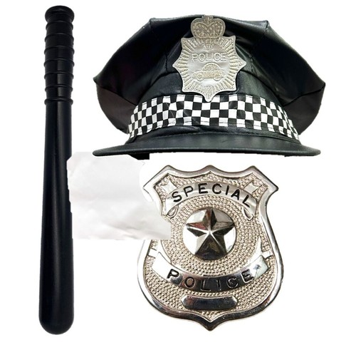 Unisex polizei kostüm - polizei, sofort