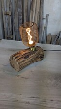 Lampe treibholz eiche - lampe,