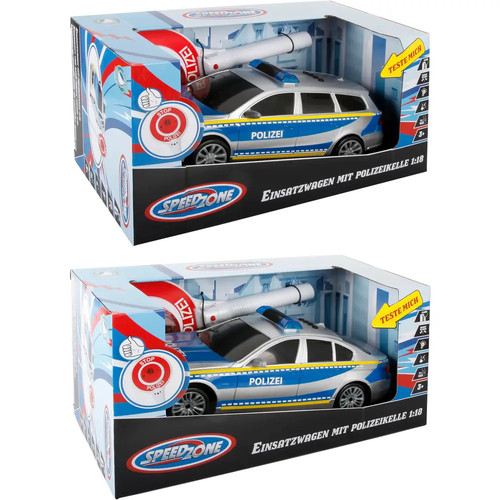 Speedzone polizeiauto mit - speedzone,