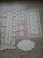 5x Omas alte gehäkelte